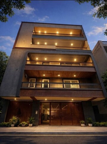 5 BHK Builder Floor – Exterior View View at Nest Floor I, Green Fields Colony - for Rent