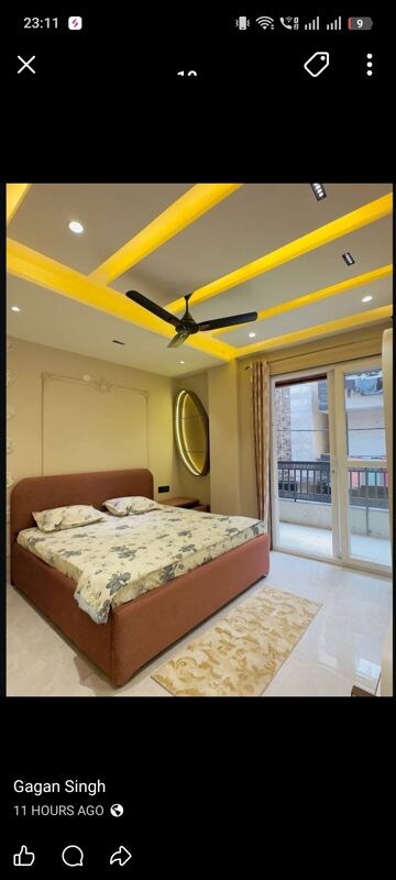 Bedroom in 5 BHK Builder Floor at Nest Floor I, Green Fields Colony – for Rent