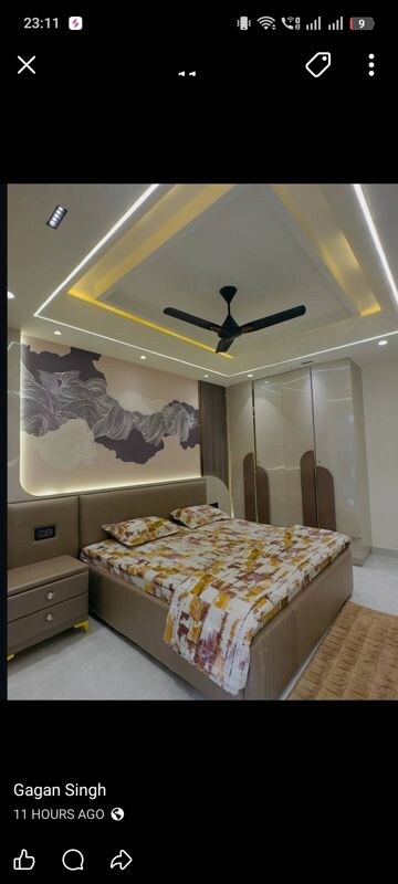 Bedroom in 5 BHK Builder Floor at Nest Floor I, Green Fields Colony – for Rent