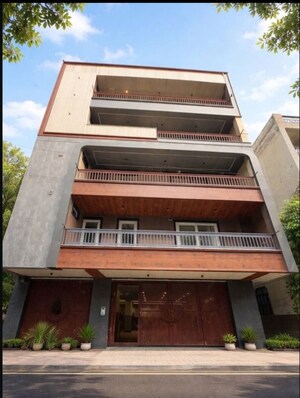 5 BHK Builder Floor – Exterior View View at Nest Floor I, Green Fields Colony - for Rent