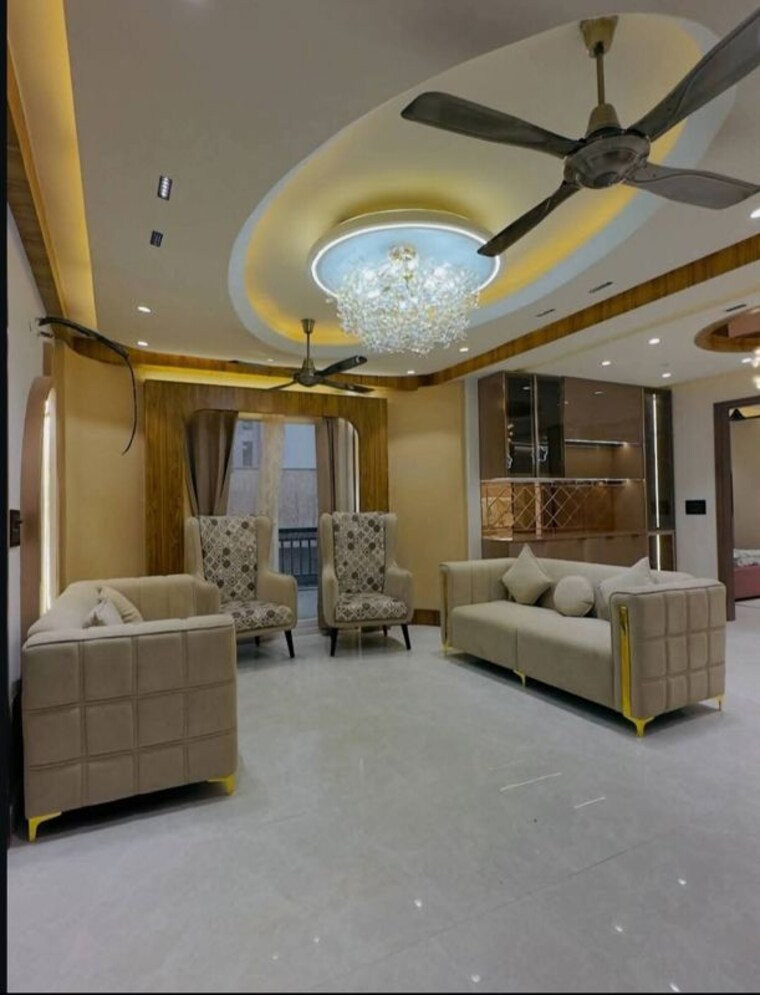 Living Room, nest-floor-i 5 Bedroom 650 Sq.Yd. Builder Floor In Green Fields Colony Faridabad 10011904