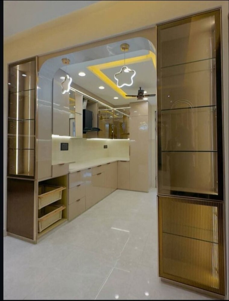 Kitchen, nest-floor-i 5 Bedroom 650 Sq.Yd. Builder Floor In Green Fields Colony Faridabad 10011904