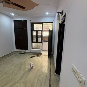 Bedroom in 3 BHK Builder Floor at RWA Apartments Sector 52, Arun Vihar – for Rent