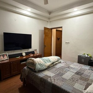 Bedroom in 3 BHK Builder Floor at RWA Apartments Sector 51, Kendriya Vihar – for Rent