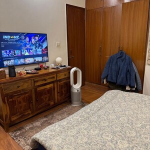 Bedroom in 3 BHK Builder Floor at RWA Apartments Sector 51, Kendriya Vihar – for Rent