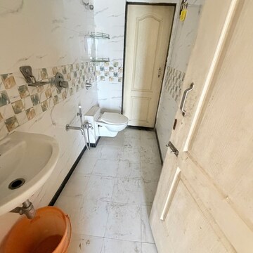 Bathroom in 2 BHK Apartment at Shree Aasavari Apartment, Vitawa – for Rent