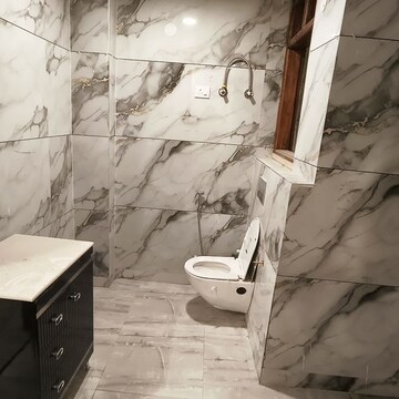 Bathroom in 2 BHK Builder Floor at Malviya Nagar – for Rent