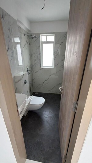 Bathroom in 3 BHK Apartment at Gurukrupa Gyanam, Powai – for Rent