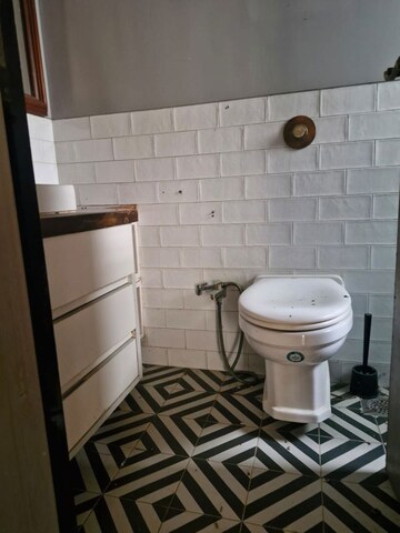 Bathroom in 3 BHK Apartment at Poseidon Apartment, Andheri West – for Rent