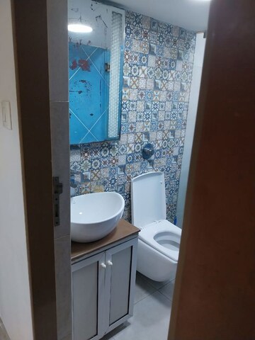 Bathroom in 2 BHK Apartment at Trishul CHS, Andheri West – for Rent