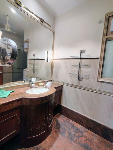 Kitchen in 3 BHK Builder Floor at Greater Kailash I – for Rent