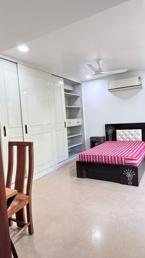 Bedroom in 4 BHK Builder Floor at Sushant Lok I – for Rent