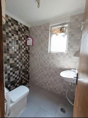 Bathroom in 1 BHK Builder Floor at Chattarpur – for Rent
