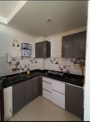 Kitchen in 1 BHK Builder Floor at Chattarpur – for Rent