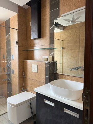 Bathroom in 3 BHK Builder Floor at Sector 15 ii – for Rent