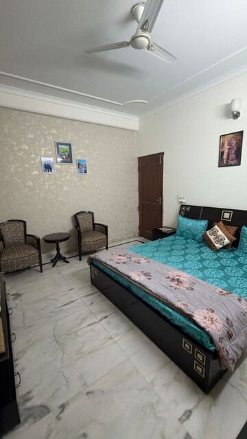 Bedroom in 3 BHK Builder Floor at Sector 15 ii – for Rent