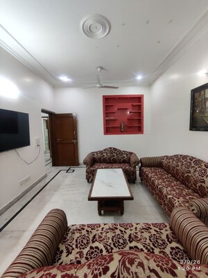 Living Room in 3 BHK Builder Floor at Sector 15i – for Rent