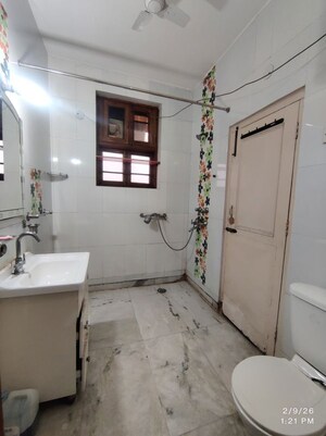 Bathroom in 3 BHK Builder Floor at Sector 15i – for Rent