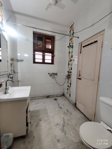 Bathroom in 3 BHK Builder Floor at Sector 15i – for Rent
