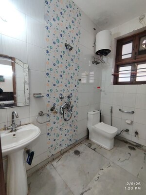 Bathroom in 3 BHK Builder Floor at Sector 15i – for Rent