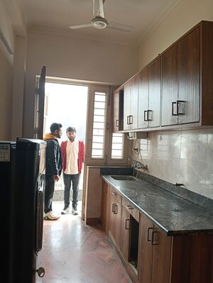 Kitchen in 1 RK Builder Floor at Sector 15 ii – for Rent