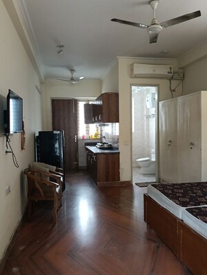 Living Room in 1 RK Builder Floor at Sector 15 ii – for Rent