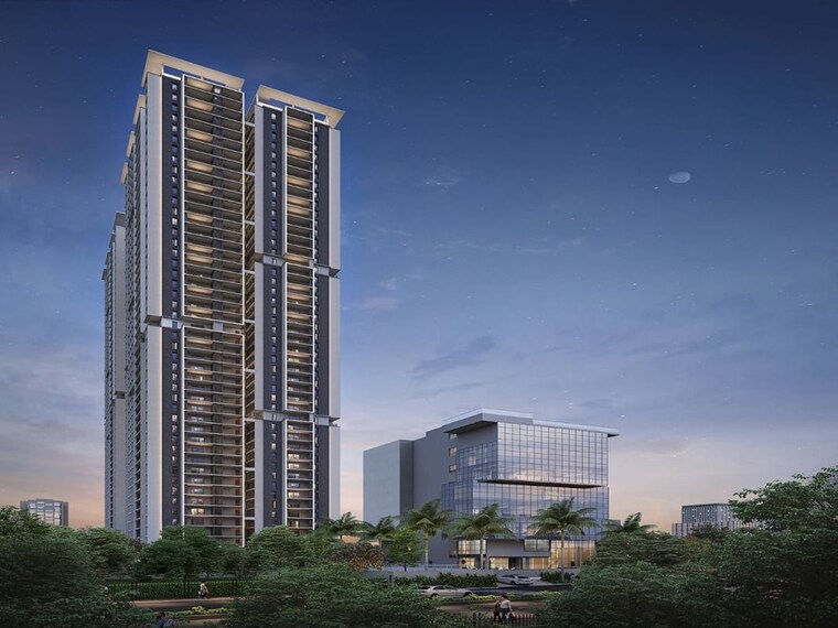 Exterior View, candeur-twins 3 Bedroom 1590 Sq.Ft. Apartment In Miyapur Hyderabad 10012066