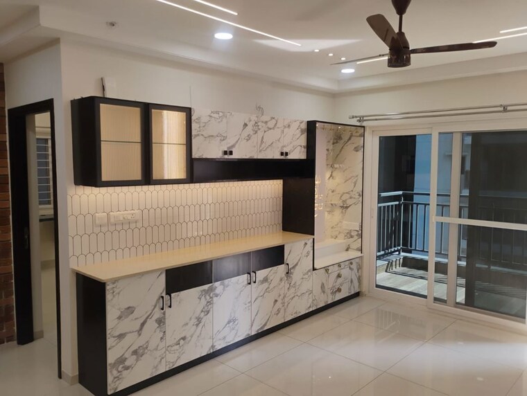 Kitchen, rajapushpa-provincia 3 Bedroom 2660 Sq.Ft. Apartment In Narsingi Hyderabad 10012068