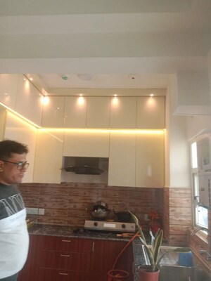 Kitchen in 3 BHK Apartment at Amrapali Dream Valley, Tech Zone 4 Greater Noida – for Sale