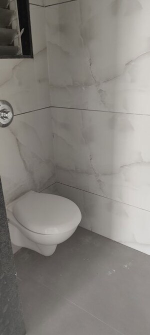 Bathroom in 1 BHK Apartment at Metropolis Bayside, Kasarvadavali – for Rent