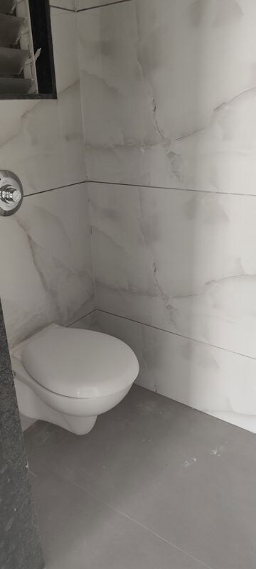 Bathroom in 1 BHK Apartment at Metropolis Bayside, Kasarvadavali – for Rent