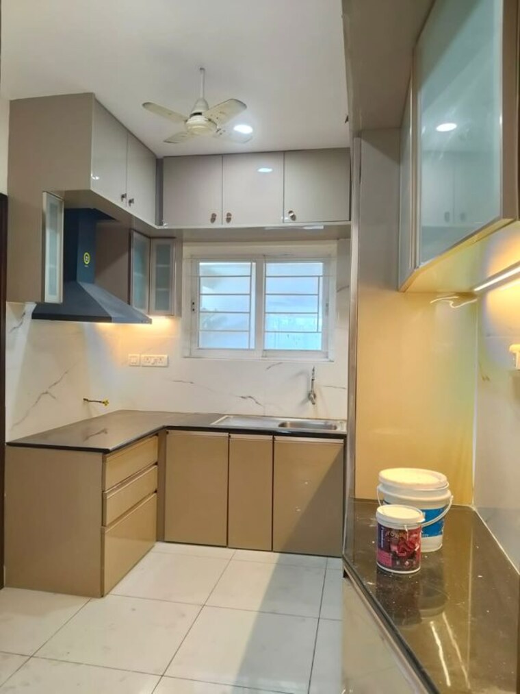 Kitchen, vertex-panache 3 Bedroom 1675 Sq.Ft. Apartment In Gachibowli Hyderabad 10012123