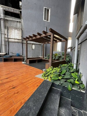 Balcony in 2.5 BHK Apartment at Royal Velstand Phase 2, Kharadi – for Rent