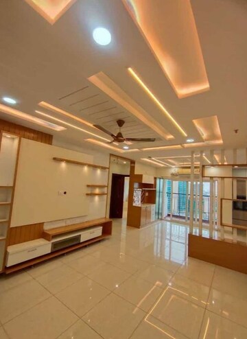 Living Room in 3 BHK Apartment at Prestige High Fields, Gachibowli – for Sale