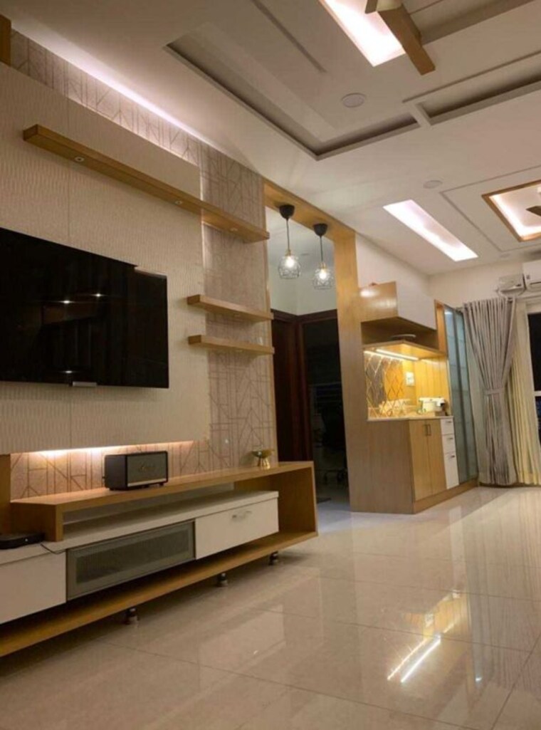 Living Room, prestige-high-fields 3 Bedroom 1492 Sq.Ft. Apartment In Gachibowli Hyderabad 10012126
