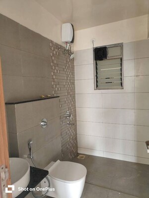 Bathroom in 2 BHK Apartment at Guru Vista CHS, Kharadi – for Rent