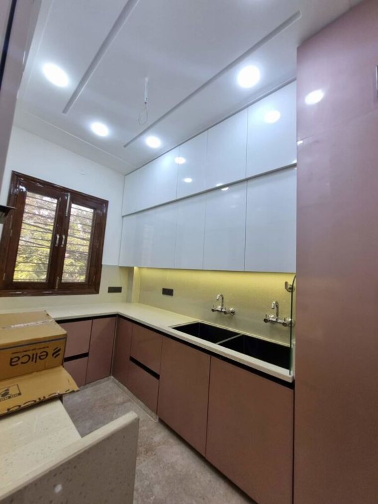 Kitchen, palm-residency-chhatarpur 3 Bedroom 1250 Sq.Ft. Builder Floor In Chattarpur Delhi 10012144
