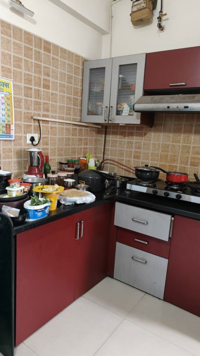 Kitchen, ba-vermont 2 Bedroom 1000 Sq.Ft. Apartment In Wagholi Pune 10012132