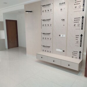 Living Room in 3 BHK Apartment at Prestige Beverly Hills, Kokapet – for Rent