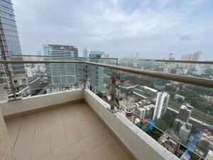 Balcony in 3 BHK Apartment at Indiabulls Sky Forest, Lower Parel – for Rent