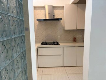 Bathroom in 2 BHK Apartment at Courtyard by Narang Realty and The Wadhwa Group, Pokhran Road No Two – for Rent