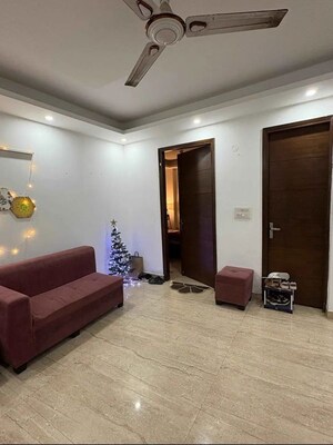 Living Room in 1 BHK Builder Floor at Chattarpur – for Rent