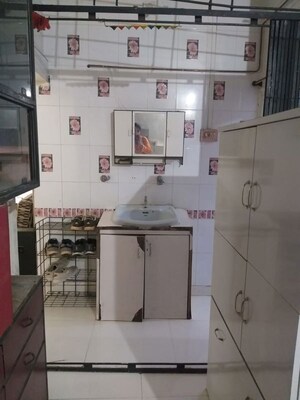 Bathroom in 3 BHK Apartment at Pethkar Samrajya, Kothrud – for Rent