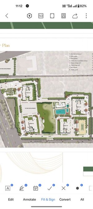 Master Plan in 3 BHK Apartment at Emaar Urban Oasis, Sector 62 – for Sale