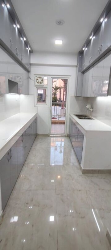 Kitchen in 4 BHK Apartment at Uninav Eden, Raj Nagar Extension – for Rent