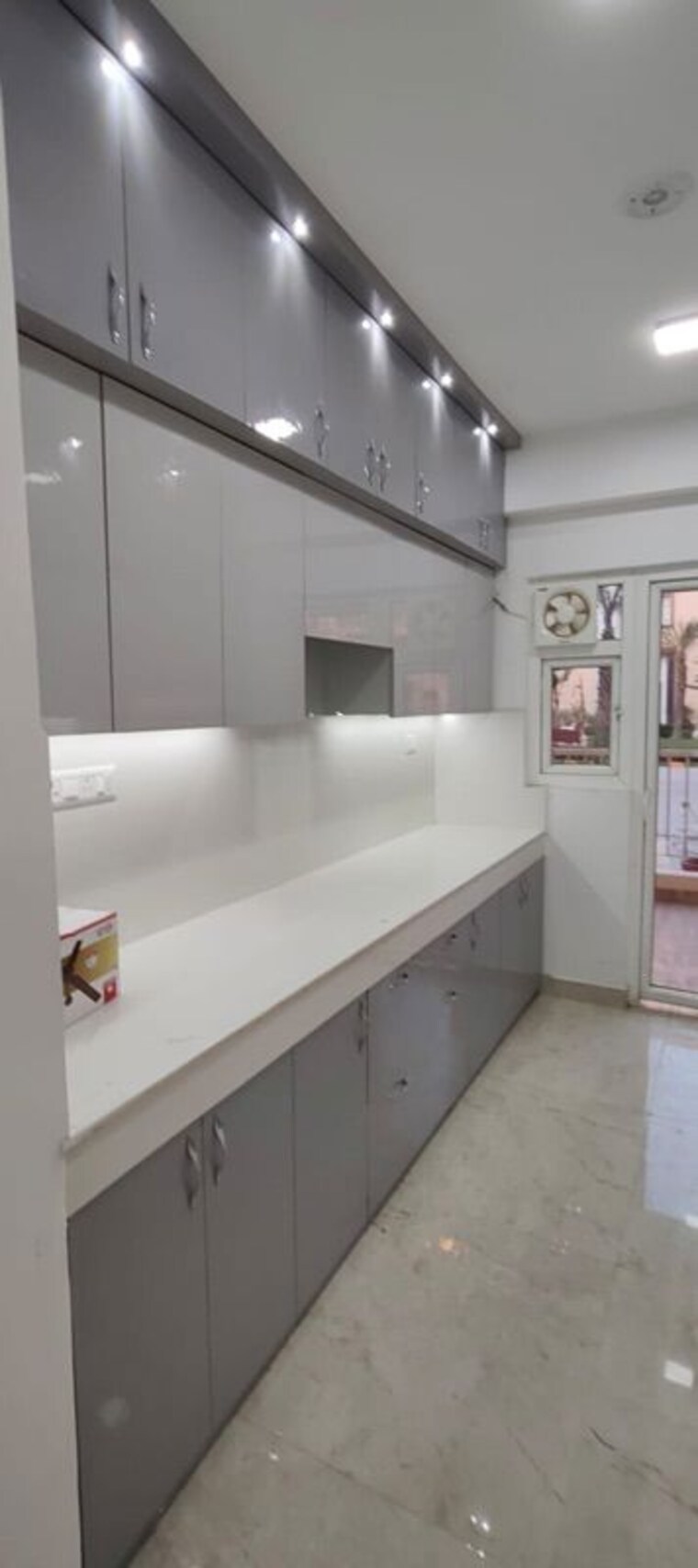 Kitchen, uninav-eden 4 Bedroom 2650 Sq.Ft. Apartment In Raj Nagar Extension Ghaziabad 9887585
