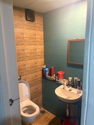 Bathroom in 1 BHK Apartment at Lodha Crown Quality Homes, Majiwada – for Rent