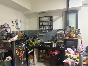 Kitchen in 1 BHK Apartment at Lodha Crown Quality Homes, Majiwada – for Rent