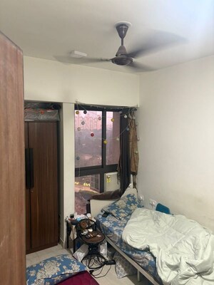 Master Bedroom in 1 BHK Apartment at Lodha Crown Quality Homes, Majiwada – for Rent