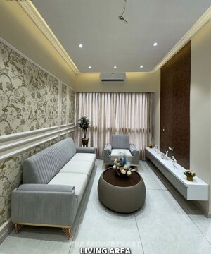 Living Room in 2 BHK Apartment at Shreeji Nakshtra, Malad West – for Sale